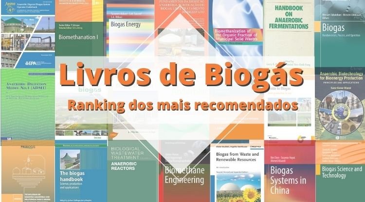 Livros de Biogás mais recomendados - 1ª Edição (2021)
