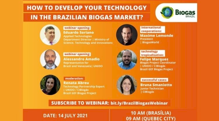 WEBINAR BiogasWorld: Como desenvolver sua tecnologia no Brasil