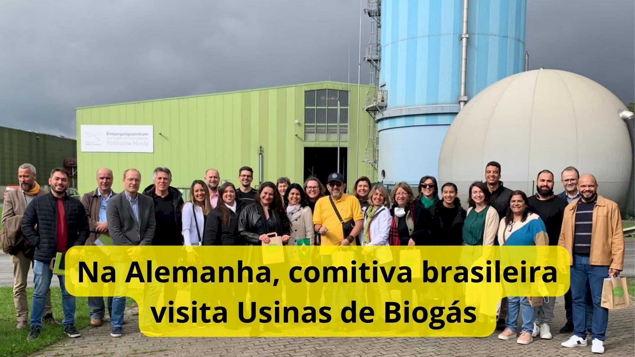 Na Alemanha, comitiva brasileira visita Usinas de Biogás