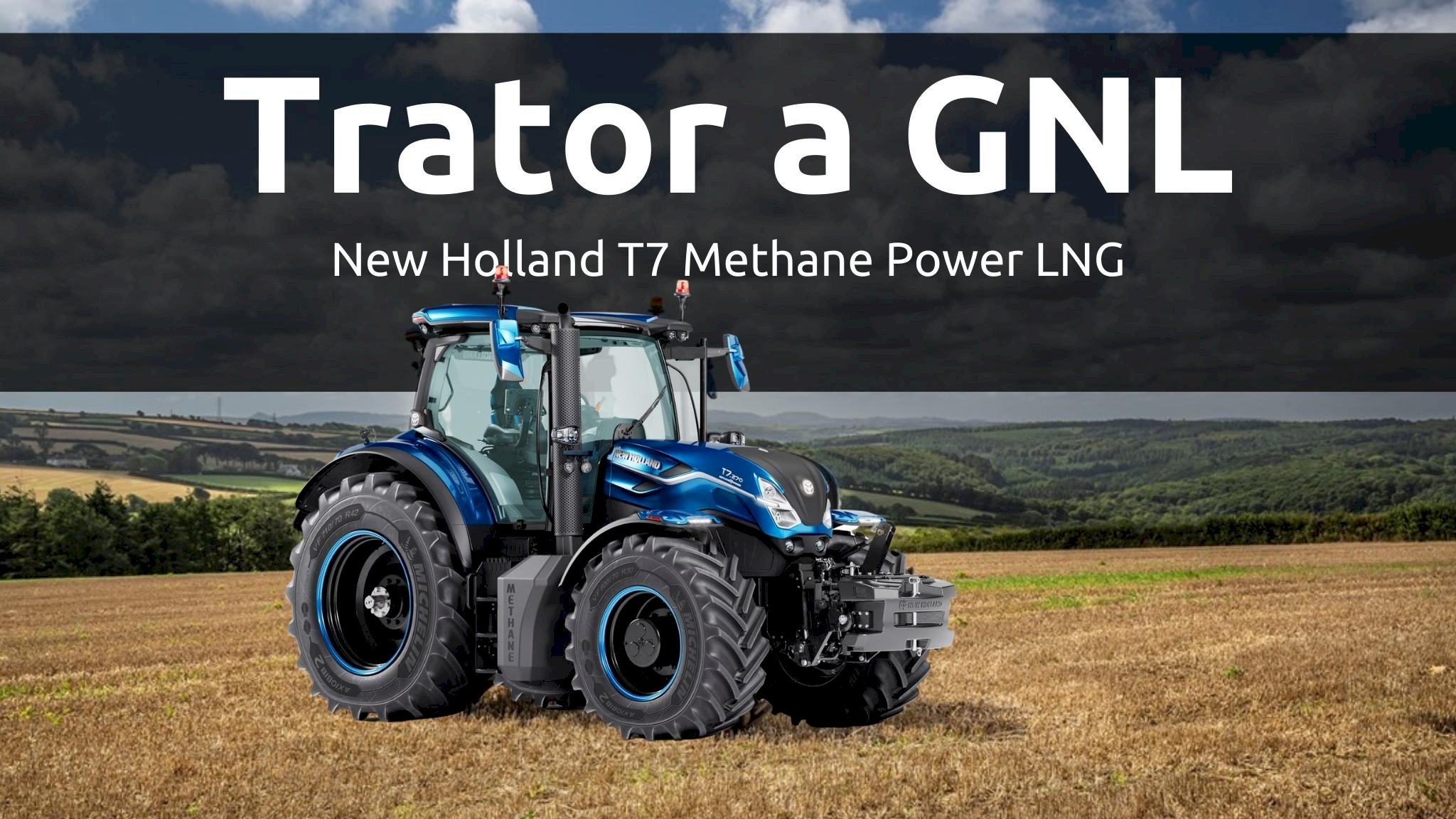 New Holland Agriculture apresenta protótipo de trator movido a GNL e biometano
