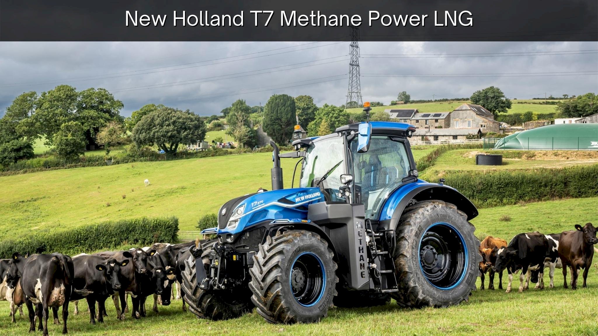 New Holland Agriculture apresenta protótipo de trator movido a GNL e biometano