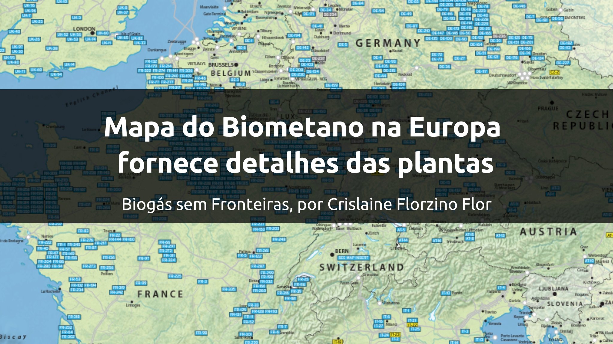 Mapa do Biometano na Europa (3ª edição)