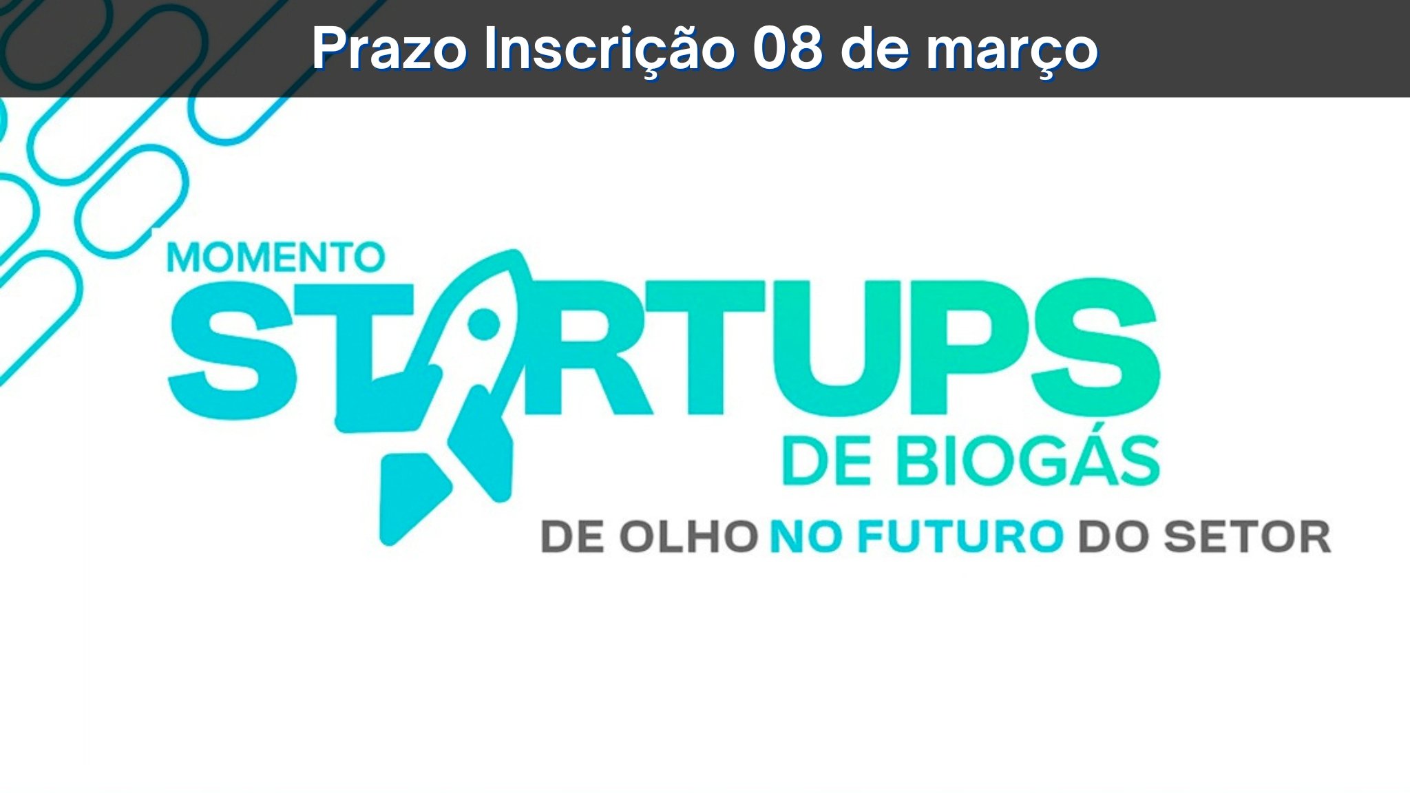 Momento Startups de Biogás no 6º Fórum Sul Brasileiro em Chapecó